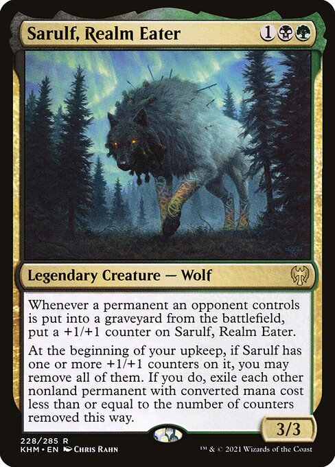 Sarulf, Realm Eater KHM-228 Rare Near Mint Englisch