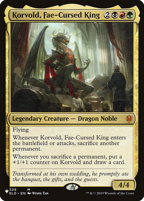 Korvold, Fae-Cursed King ZNL-329 Mythic Near Mint Englisch