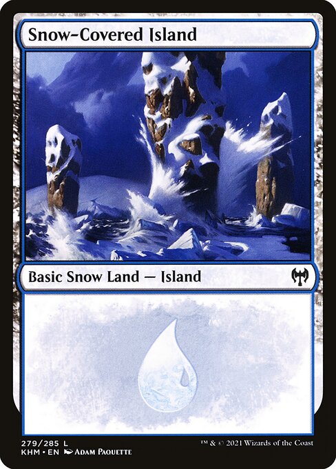 Verschneite Insel (V.2) KHM-279 Land Near Mint Englisch Foil