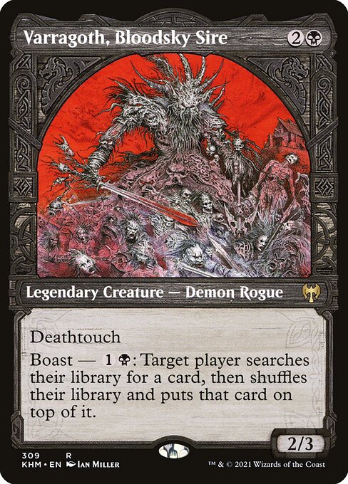 Varragoth, Bluthimmel-Stammvater XKHM-309 Rare Excellent Englisch Foil