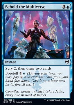Erblicke das Multiversum KHM-46 Common Excellent Englisch Foil