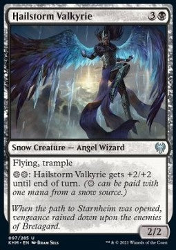 Hagelsturm-Walküre KHM-97 Uncommon Near Mint Englisch Foil