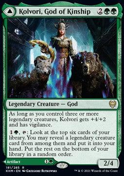 Kolvori, Göttin der Verbundenheit // Die Ringhart-Fibel KHM-181 Rare Near Mint Englisch Foil
