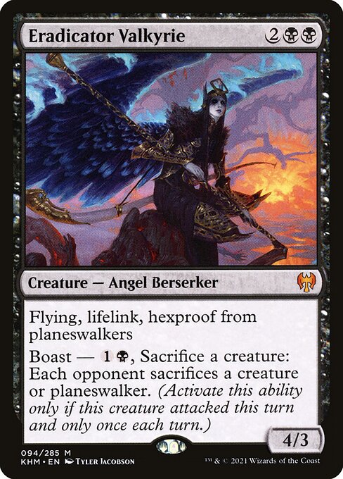 Eradicator Valkyrie KHM-94 Mythic Excellent Englisch