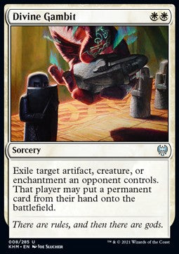 Göttliches Gambit KHM-8 Uncommon Excellent Englisch Foil