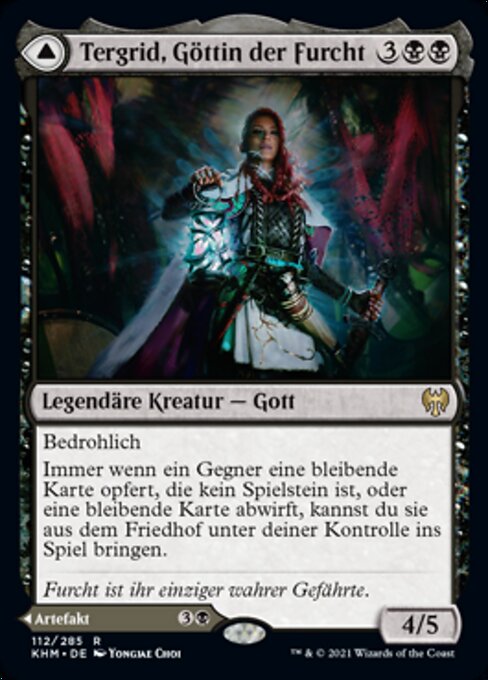 Tergrid, Göttin der Furcht // Tergrids Laterne KHM-112 Rare Good Deutsch