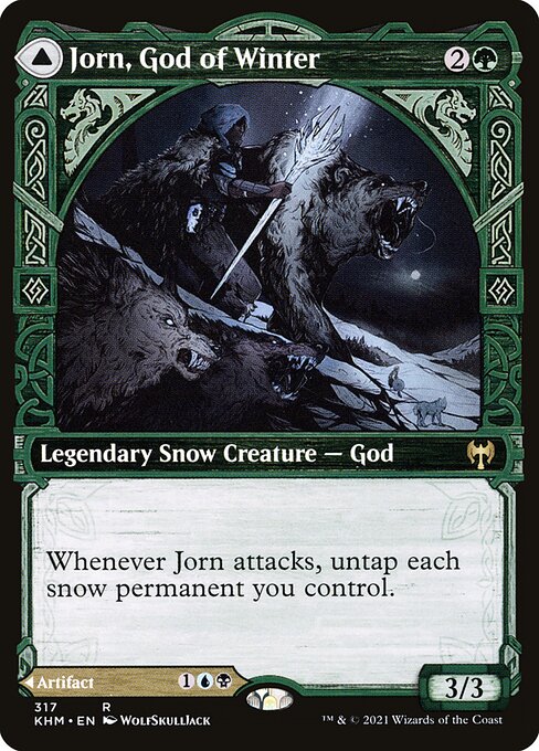 Jorn, God of Winter // Kaldring, the Rimestaff XKHM-317 Rare Excellent Englisch
