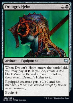 Helm der Draugr KHM-88 Uncommon Good Englisch Foil