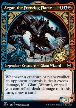 Aegar die Frostflamme XKHM-321 Uncommon Near Mint Englisch Foil