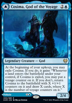 Cosima, Göttin der Reisen // Die Omenkiel KHM-50 Rare Near Mint Deutsch Foil