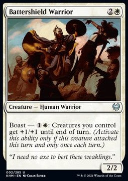 Rammschild-Krieger KHM-2 Uncommon Near Mint Englisch Foil