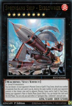 Springans-Schiff - Exblowrer BLVO-046 Ultra Rare Near Mint Deutsch 1. Auflage