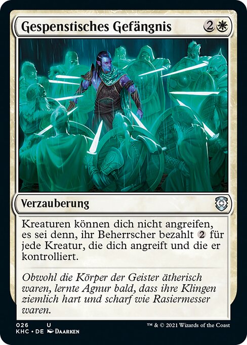 Gespenstisches Gefängnis KHC-26 Uncommon Near Mint Deutsch