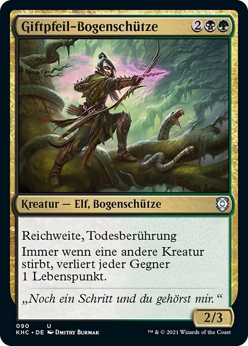 Giftpfeil-Bogenschütze KHC-90 Uncommon Excellent Deutsch