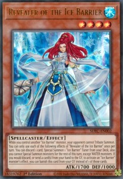 Offenbarerin der Eisbarriere SDFC-002 Ultra Rare Excellent Deutsch 1. Auflage