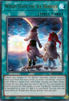 Wind über der Eisbarriere SDFC-027 Ultra Rare Near Mint Deutsch 1. Auflage