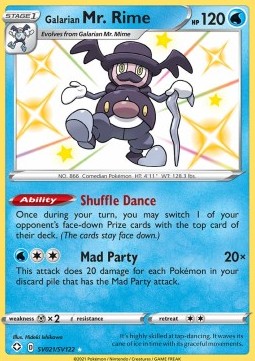 Galarian Mr. Rime SHF-SV21 Secret Rare Excellent Deutsch