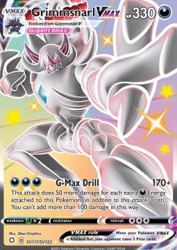 Grimmsnarl VMAX SHF-SV117 Secret Rare Good Deutsch