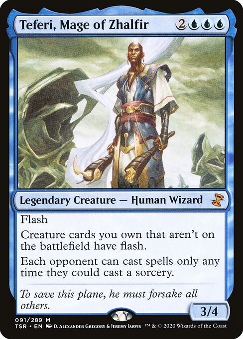 Teferi, Magier von Zhalfir TSR-91 Mythic Near Mint Englisch