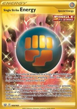 Single Strike Energy BST-183 Secret Rare Excellent Englisch