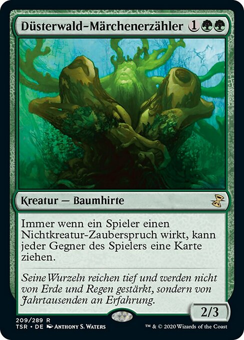 Düsterwald-Märchenerzähler TSR-209 Rare Good Deutsch Foil