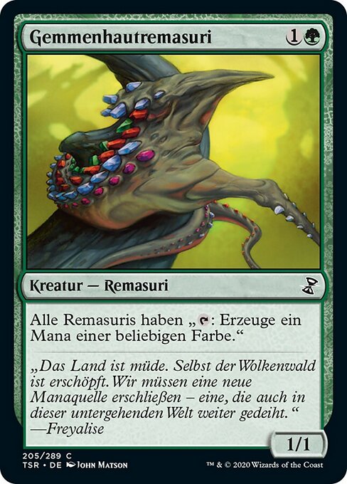 Gemmenhautremasuri TSR-205 Common Near Mint Deutsch