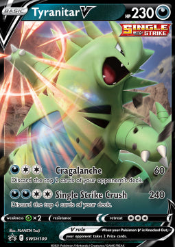 Tyranitar V SWSH-109 Promo Near Mint Englisch