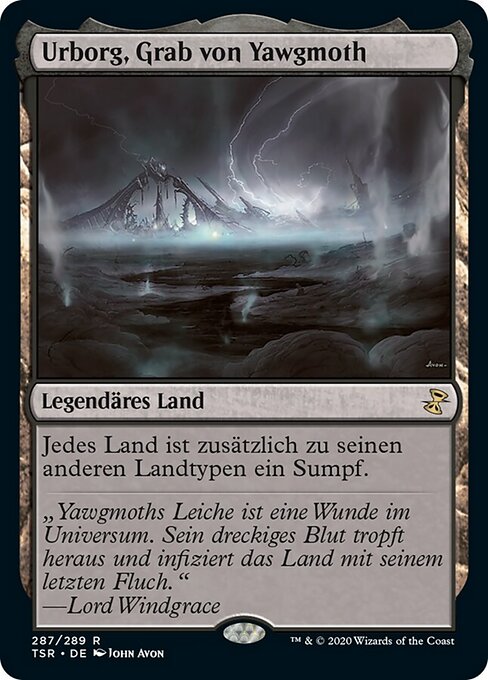 Urborg, Grab von Yawgmoth TSR-287 Rare Excellent Deutsch