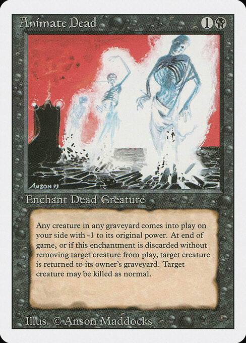 Animate Dead 3ED- Uncommon Played Englisch