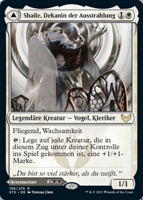 Shaile, Dekanin der Ausstrahlung // Embrose, Dekan der Schatten STX-158 Rare Excellent Deutsch Foil