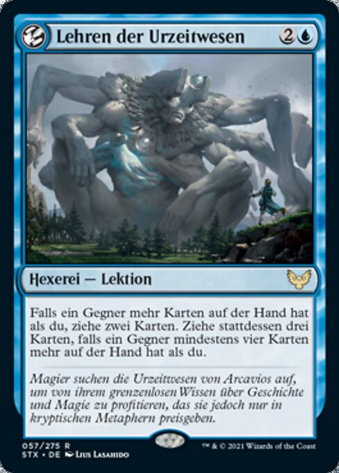 Lehren der Urzeitwesen STX-57 Rare Near Mint Deutsch Foil