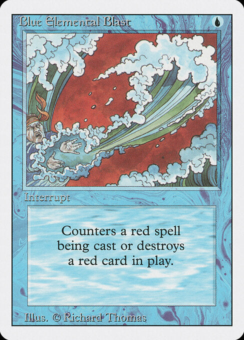 Blue Elemental Blast 3ED- Common Excellent Englisch