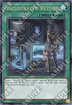 Orcustrierte Rückkehr GFTP-119 Ultra Rare Excellent Deutsch 1. Auflage