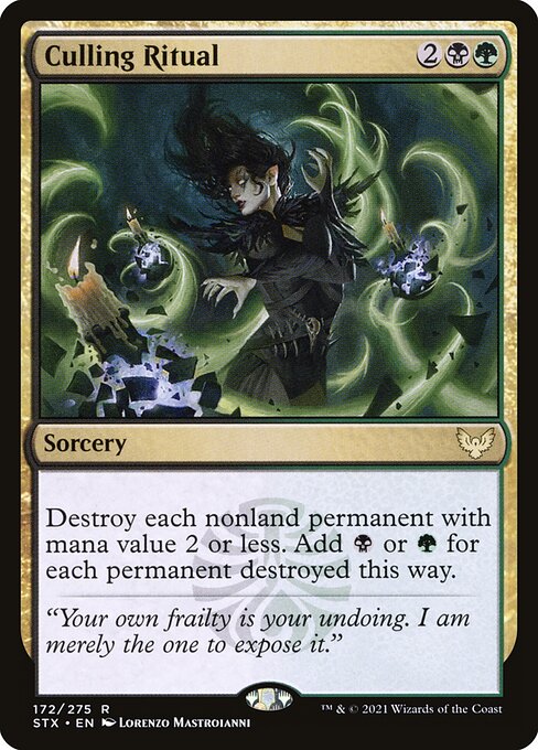 Culling Ritual STX-172 Rare Excellent Englisch Foil