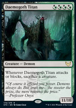 Dämogoth-Titan STX-174 Rare Excellent Englisch Foil