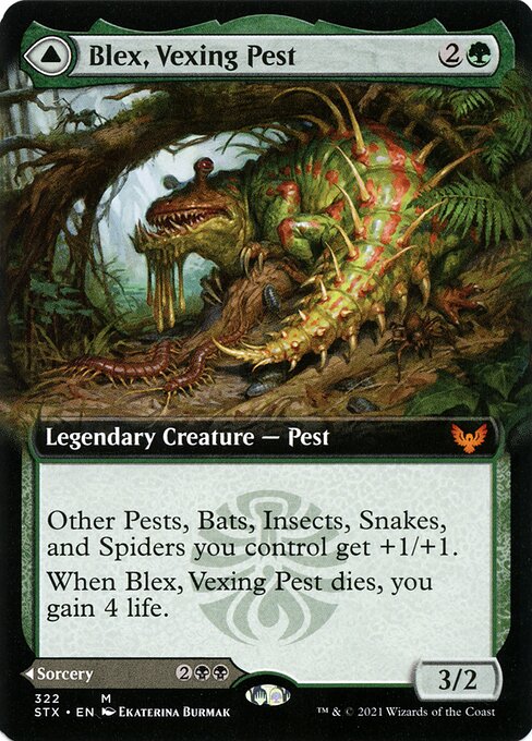 Blex, lästige Plage // Suche nach Blex XSTX-322 Mythic Near Mint Deutsch Foil