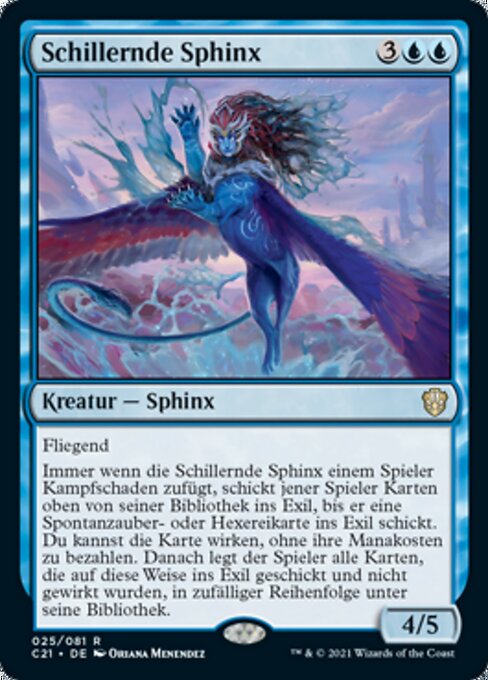 Schillernde Sphinx C21-25 Rare Near Mint Deutsch