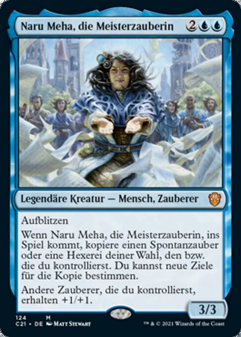 Naru Meha, die Meisterzauberin C21-124 Mythic Near Mint Deutsch