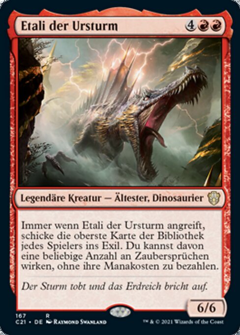Etali der Ursturm C21-167 Rare Excellent Deutsch