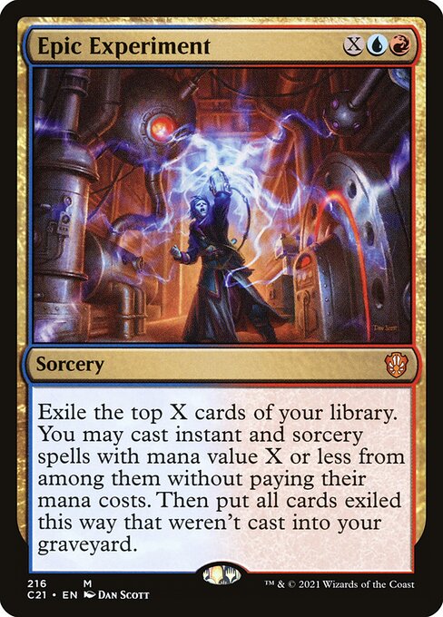 Epic Experiment C21-216 Mythic Excellent Englisch