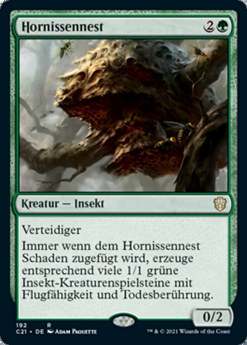 Hornissennest C21-192 Rare Near Mint Deutsch
