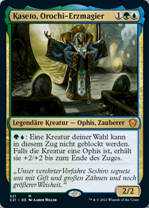 Kaseto, Orochi-Erzmagier C21-221 Mythic Near Mint Deutsch