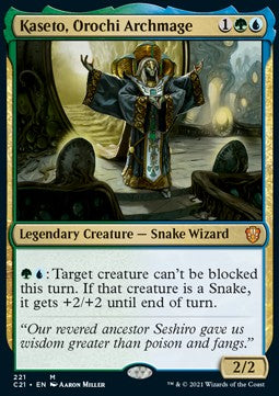 Kaseto, Orochi-Erzmagier C21-221 Mythic Excellent Deutsch