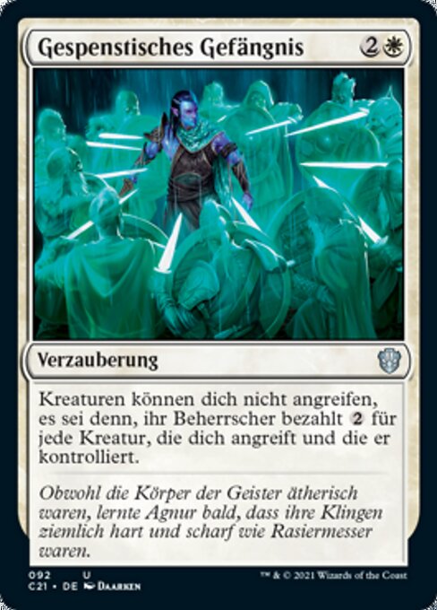 Gespenstisches Gefängnis C21-92 Uncommon Near Mint Deutsch