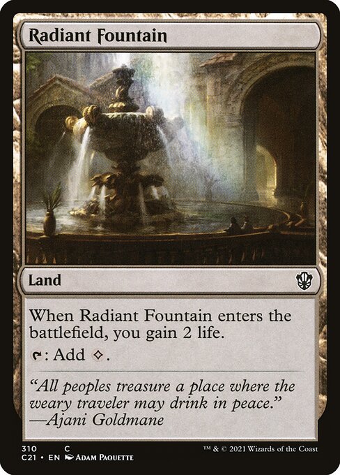 Radiant Fountain C21-310 Common Excellent Englisch