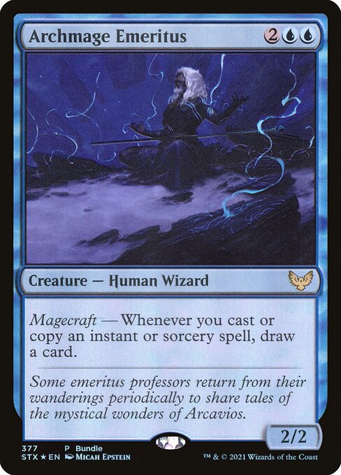 Archmage Emeritus PSTX-377 Rare Near Mint Englisch Foil