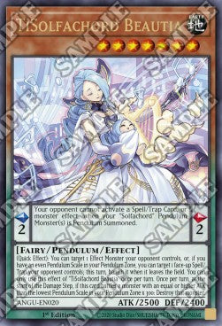 SiSolfakkord Beautia ANGU-DE020 Ultra Rare Near Mint Deutsch 1. Auflage