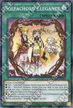 Solfakkord-Eleganz ANGU-DE022 Super Rare Light Played Deutsch 1. Auflage