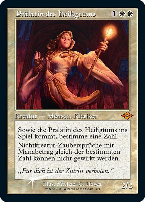 Sanctum Prelate BABP-491 Mythic Near Mint Deutsch Foil