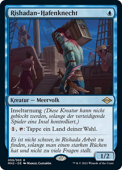 Rishadan-Hafenknecht MH2-59 Rare Near Mint Deutsch